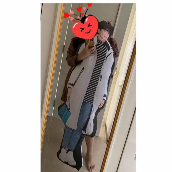 Bantal Guling Custom Foto Jumbo Bentuk Idol Kpop BTS EXO *****Terbaru******