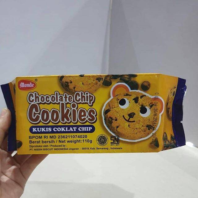 MONDE CHOCOLATE CHIP COOKIES 110gr