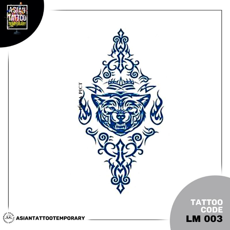 ⛔LIMITED EDISION⛔ SEMI PERMANEN &quot;MACAN - TIGER - SERIGALA - WOLF - RUBAH - LION - HARIMAU&quot; ORIGINAL TATO ASIANTATTOOTEMPORARY MAGIC TATTO BEST SELLER TEMPORARY