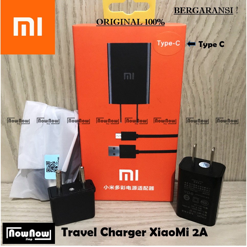 Travel Charger XiaoMi Type C 2A Original Mi4C Mi4S Mi5 Mi5C Mi5S Mi5 Plus Mi6 MiPad 2 Tipe C