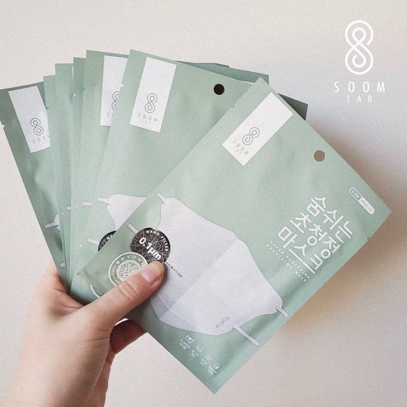 TERMURAH Soomlab Mask with nano fiber filter - WHITE