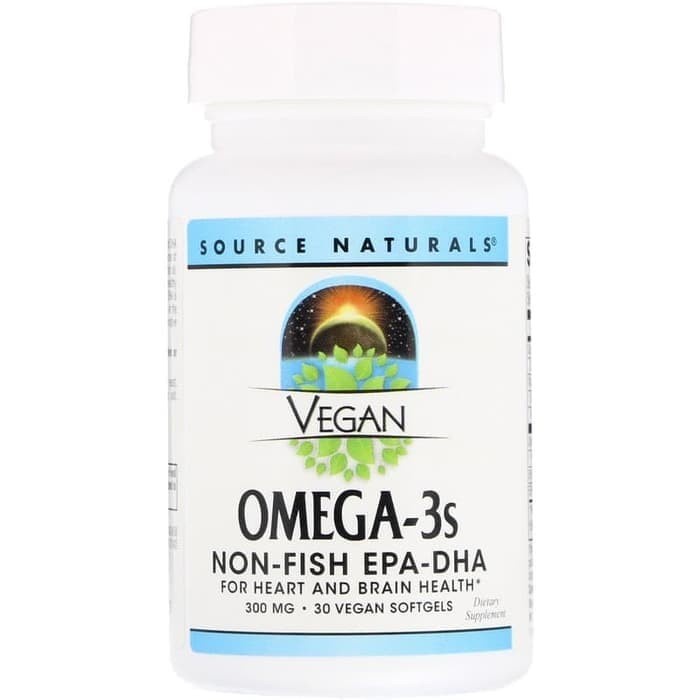 Source Naturals Vegan Omega 3 EPA-DHA 300 mg 30 Caps / Vegan Omega-3S