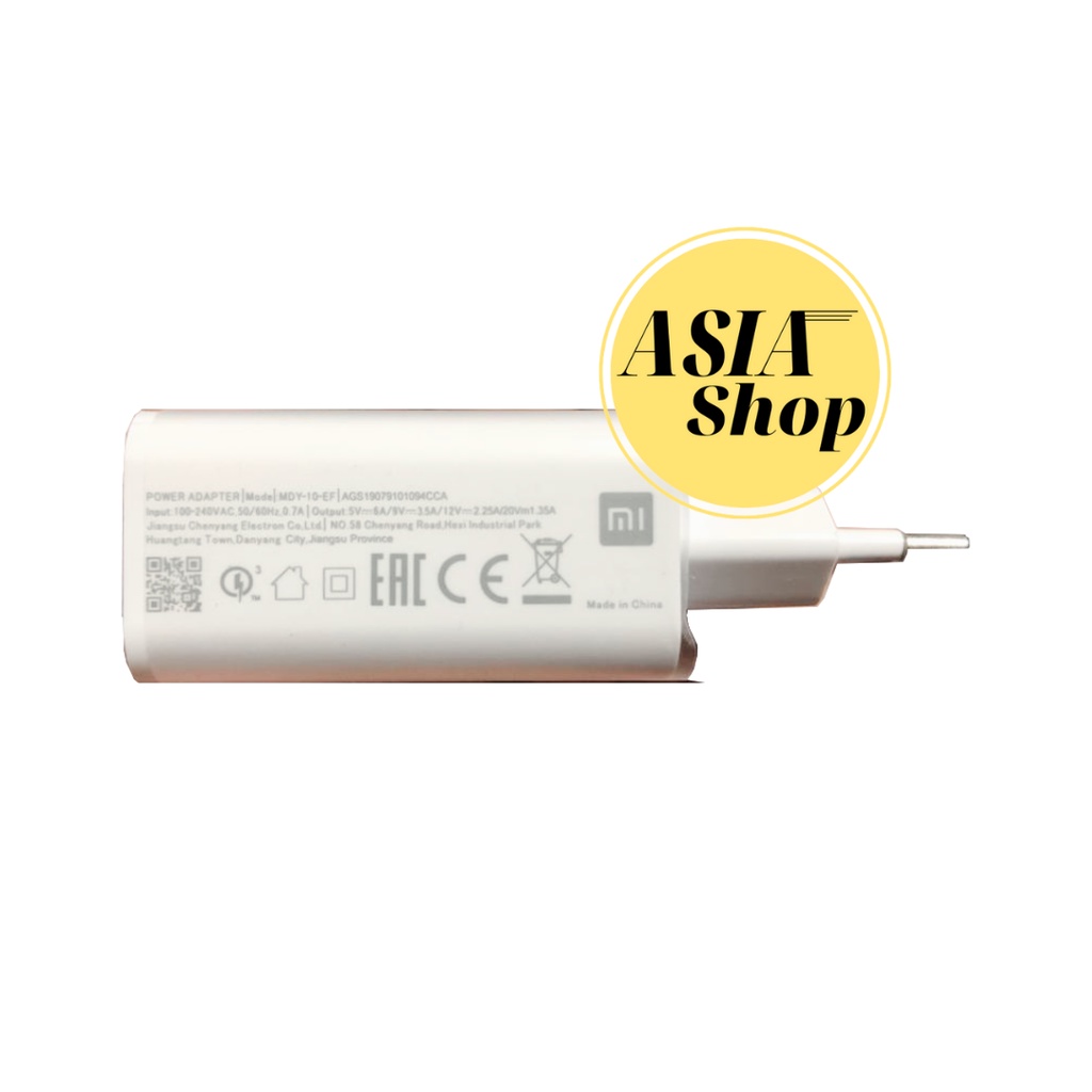 Charger Original Xiaomi Mi Note 10 30W Turbo Charger Quick Charge 3.0 TYPE-C