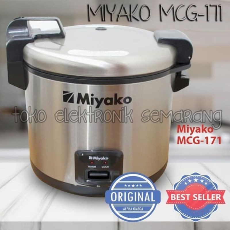 Miyako MCG 171 Penanak Nasi Serbaguna 6L Magic Warmer Plus Rice Cooker