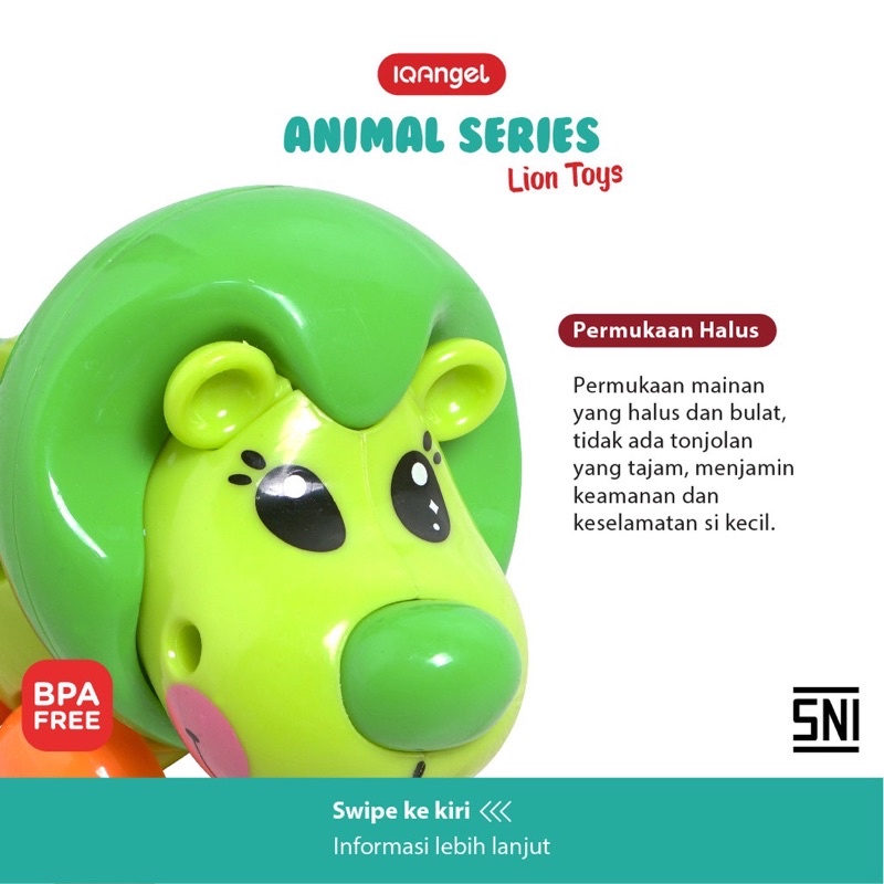 IQ Angel Lion toys mainan motorik anak