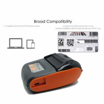 IDN - GOOJPRT POS BLUETOOTH THERMAL RECEIPT PRINTER 58MM - JP-PT210