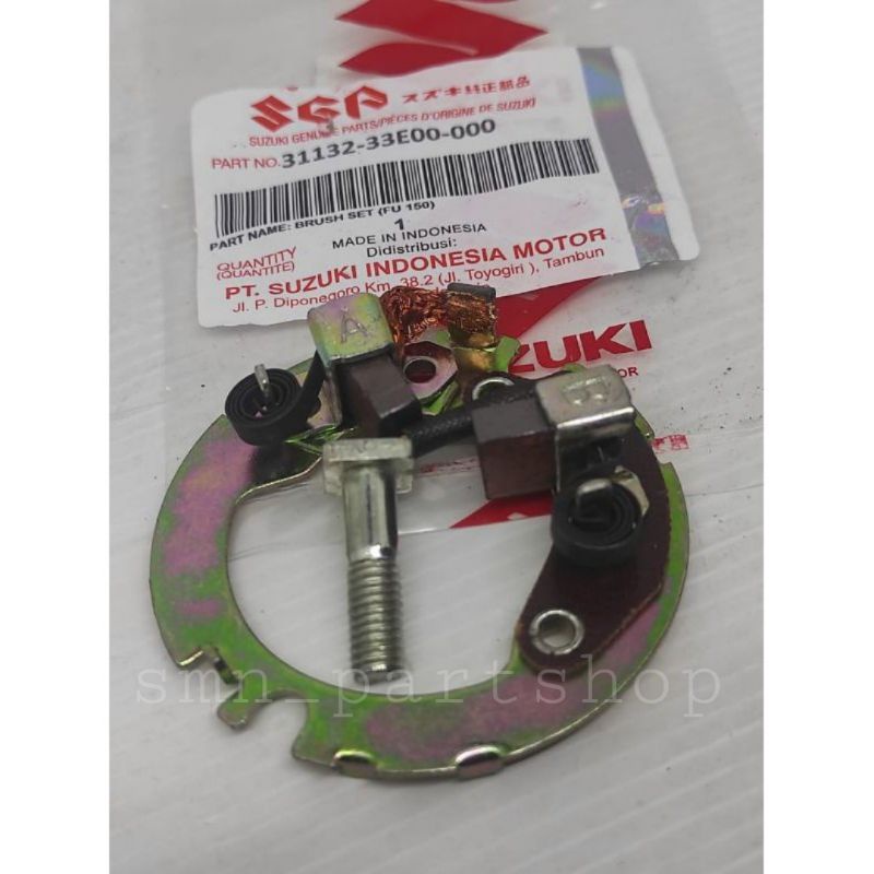 Arang Assy Coll Stater Starter Brush Set Suzuki Satria Fu 150 Karbu Lama