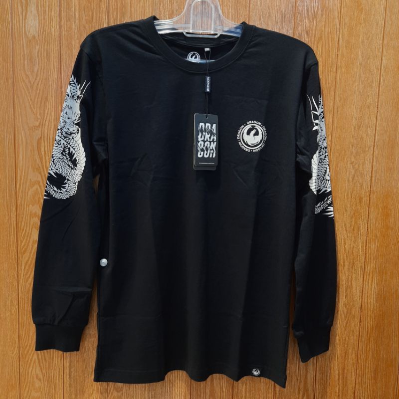 Dragon Alliance kaos lengan panjang pria original Planet Surf