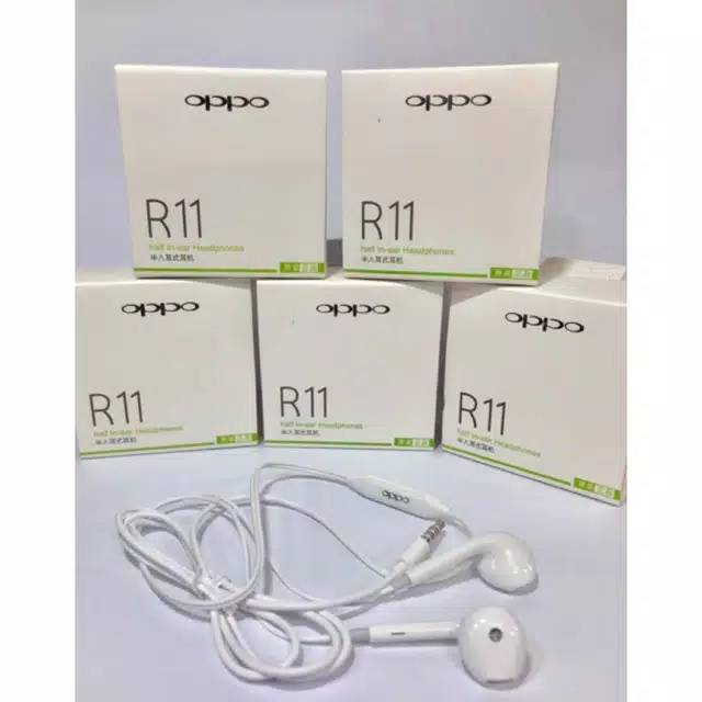 Headset / handsfre   e / earphone OPPO R11 Original | Shopee