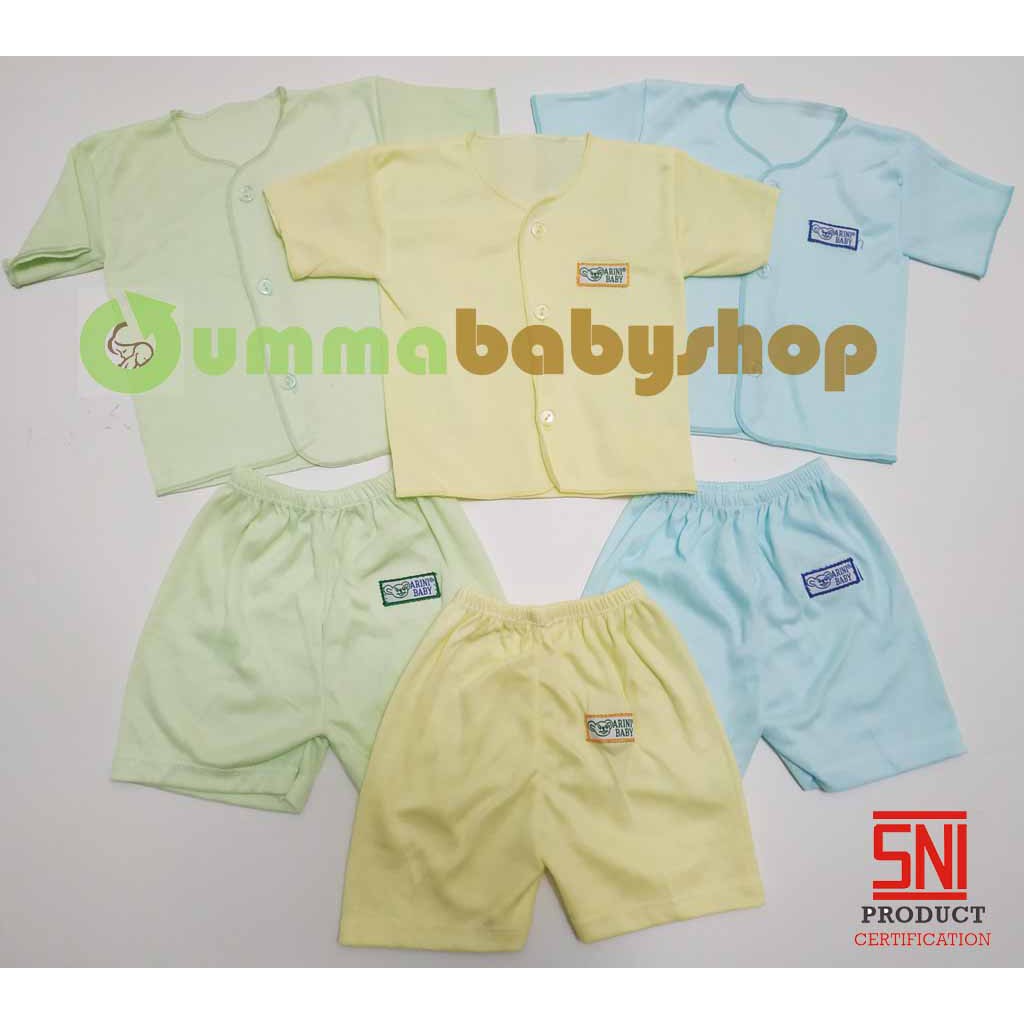 21pcs Paket SNI Newborn Perlengkapan Bayi Lahir Baju Polos Jumper Setelan Celana Kado Lengkap Murah