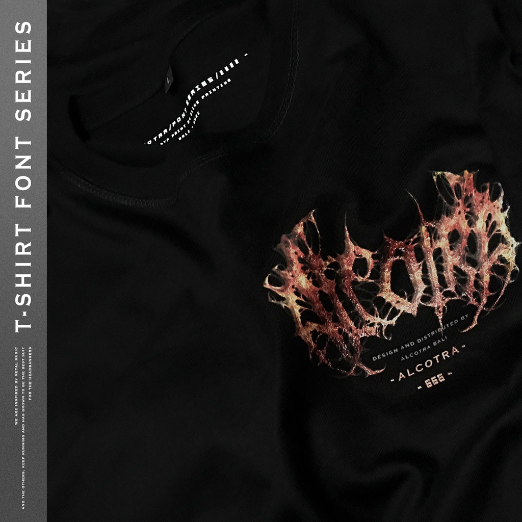 TS ALCO BLOOD // T-SHIRT ALCOTRA BLOOD FONT