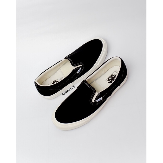 Vans Slip On Vault OG Lx Black / White 2016 100% Original