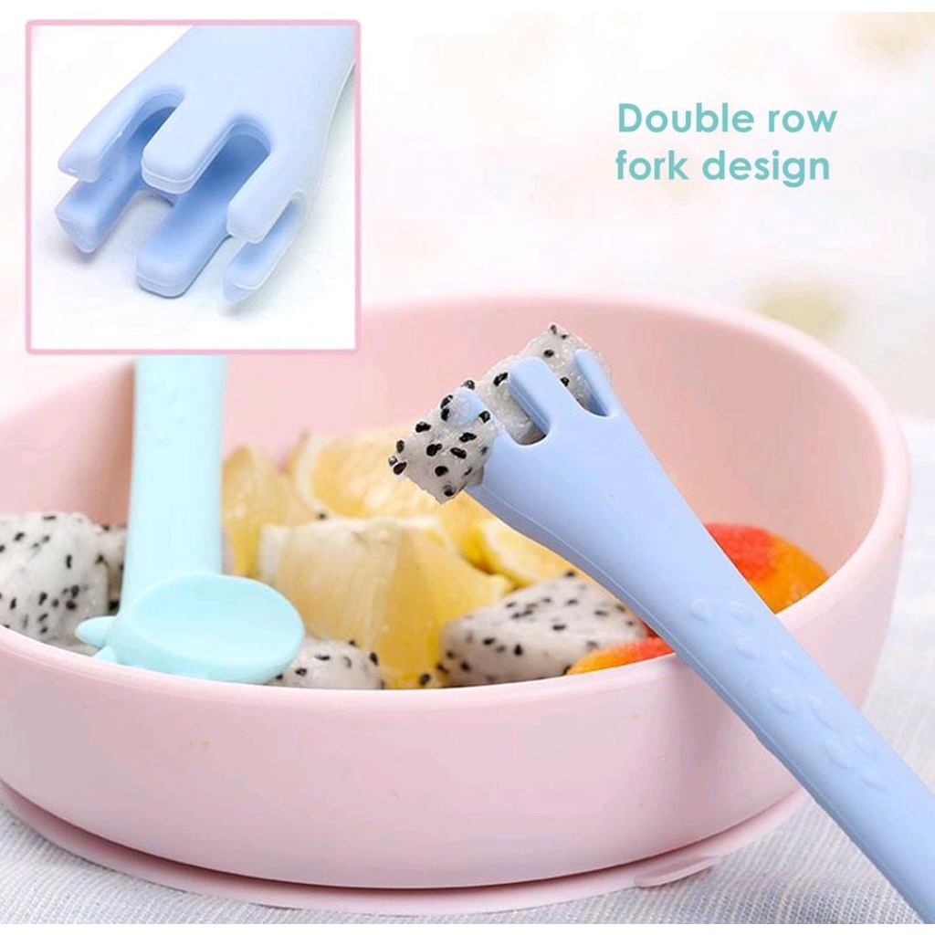 BABYQLO GIRAFFE TRAINING BABY SPOON BQ SP8004