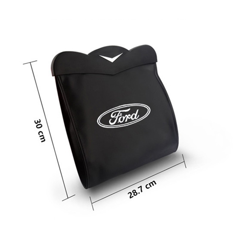 Tempat Sampah Bahan Kulit Dengan Lampu Led Untuk Belakang Jok Mobil Ford Ranger Xlt Wildtrak Focus Mk2 Mk3 Ranger