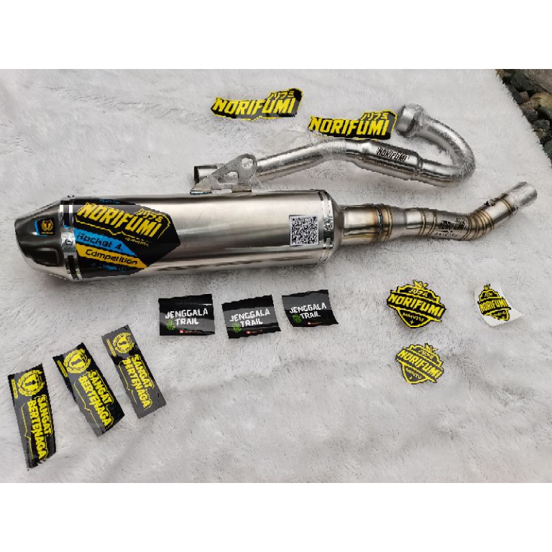 Knalpot Norifumi Rocket Roket 4 Kompetisi Competition Inlet 50 mm Bore Up