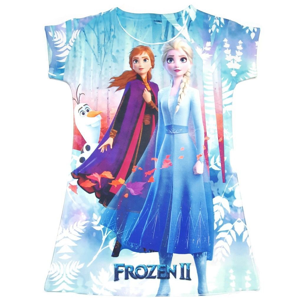 DRESS AAK SCUBA MOTIF FROZEN