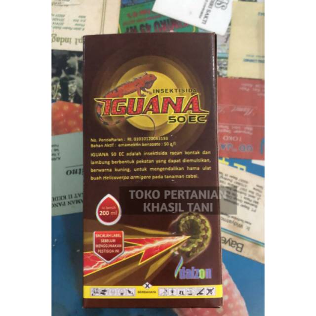Insektisida IGUANA 50 EC Netto 200ml - Dalzon Emamektin benzoate
