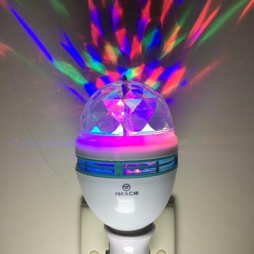 Lampu LED Disco Putar RGB warna warni Party rotating lamp