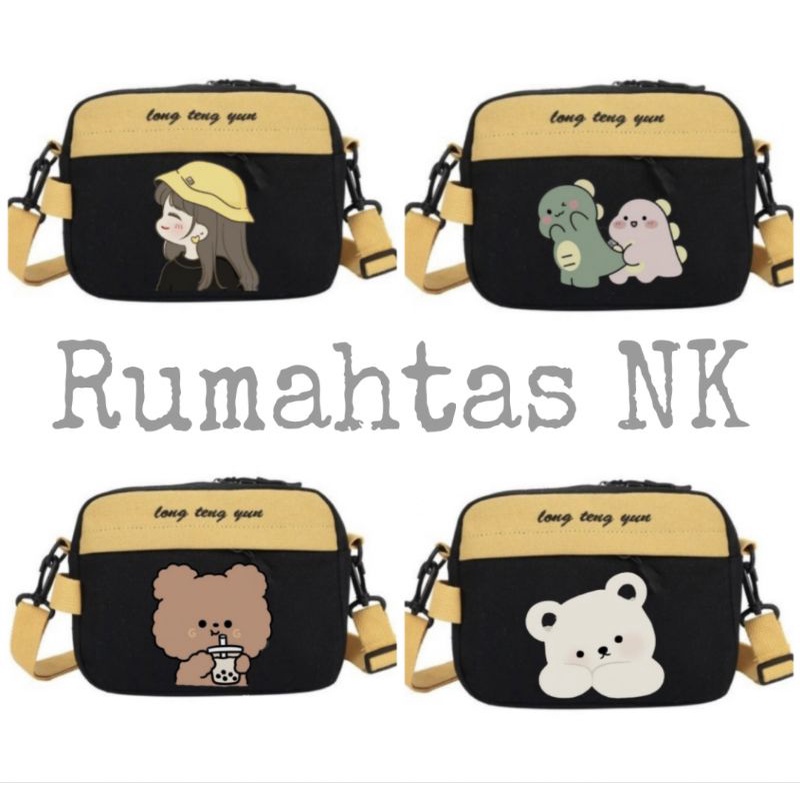 Luxury Tas Selempang Pria dan Wanita 24 x 17,5