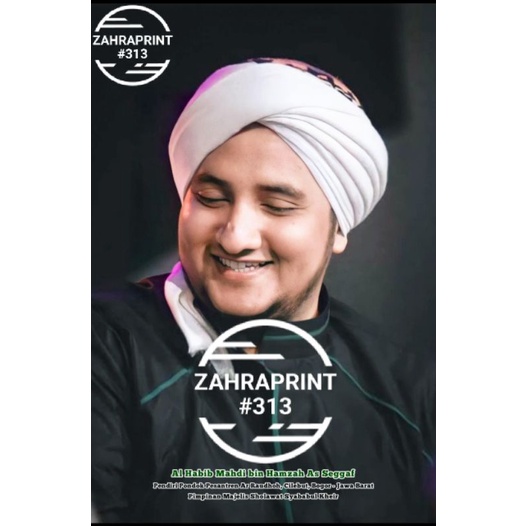 

Poster Habaib Photo Foto Al Habib Mahdi bin Hamzah As Seggaf # Laminating