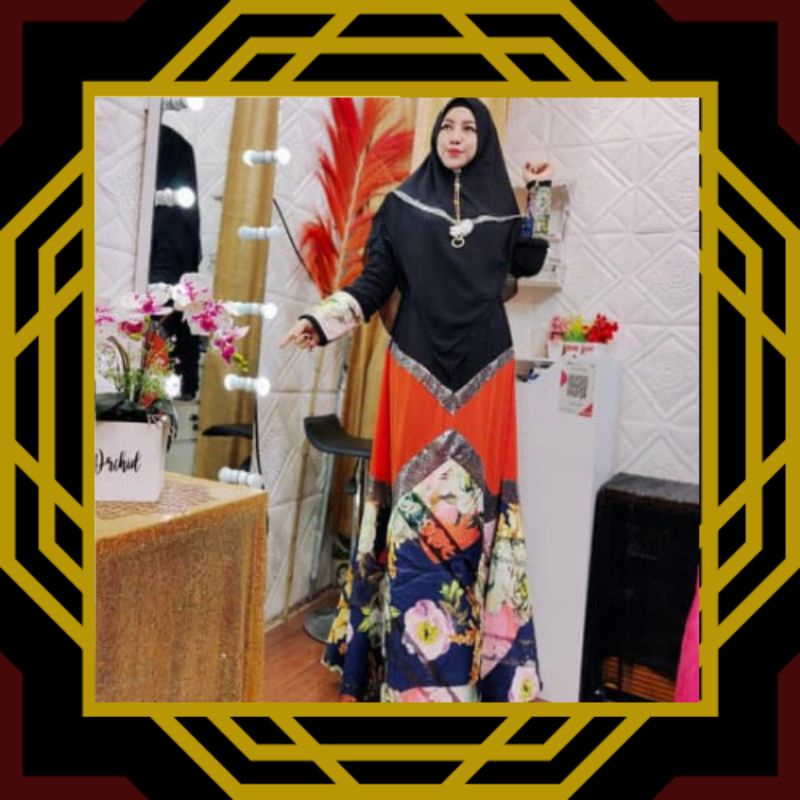 11.FASHION 2022  MYRA SYARI by KAMEA ✔BAJU GAMIS SYARI SET KHIMAR GAMIS REAL PICT ORIGINAL BUTIK BAJ