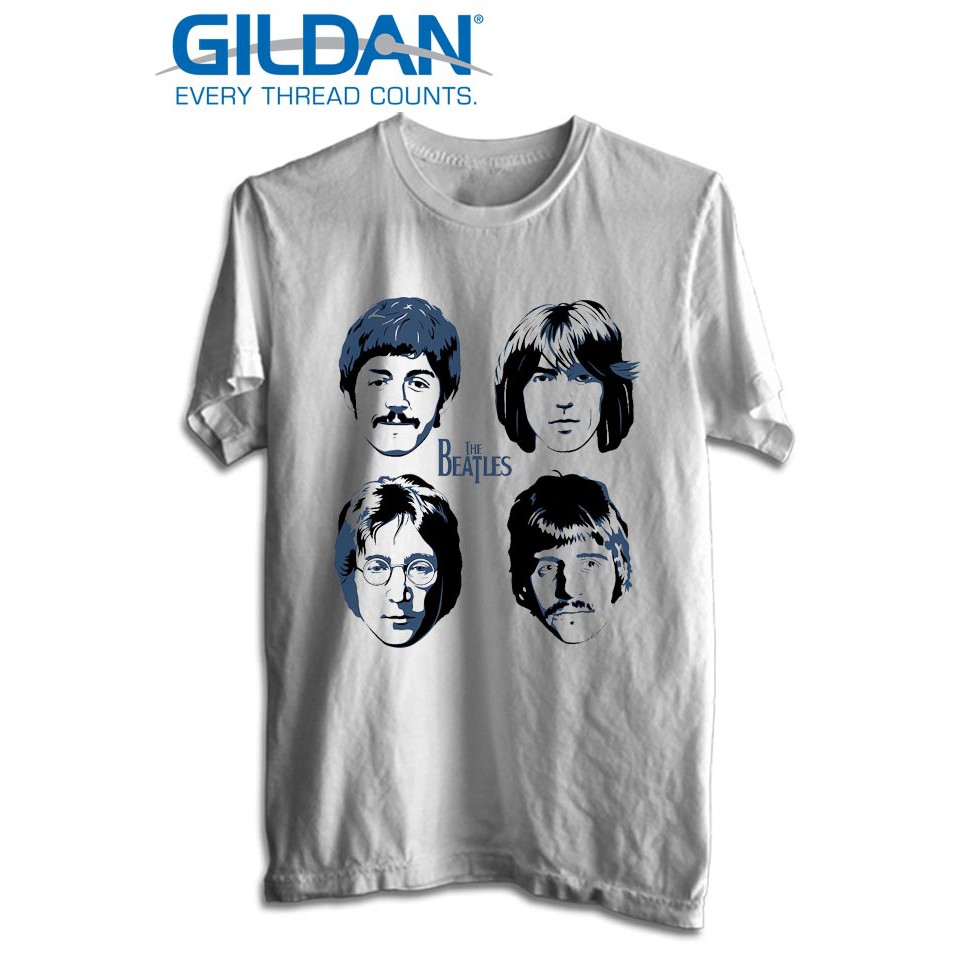 KAOS BAND THE BEATLES TSHIRT ORIGINAL GILDAN SOFTSTYLE 17