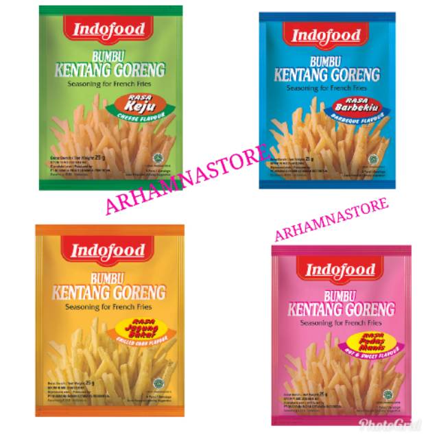 Indofood Bumbu Kentang Goreng 25gr Shopee Indonesia