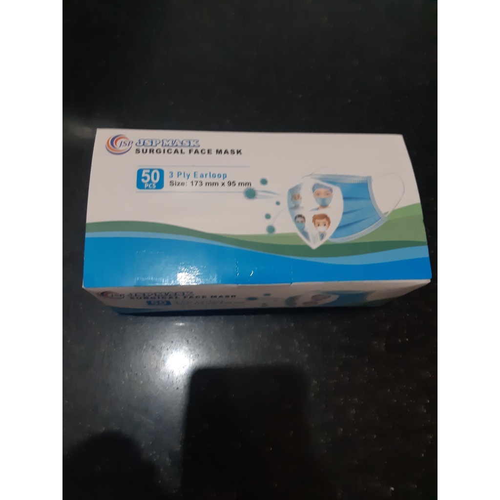 Masker JSP warna 3ply kotak (50pcs)