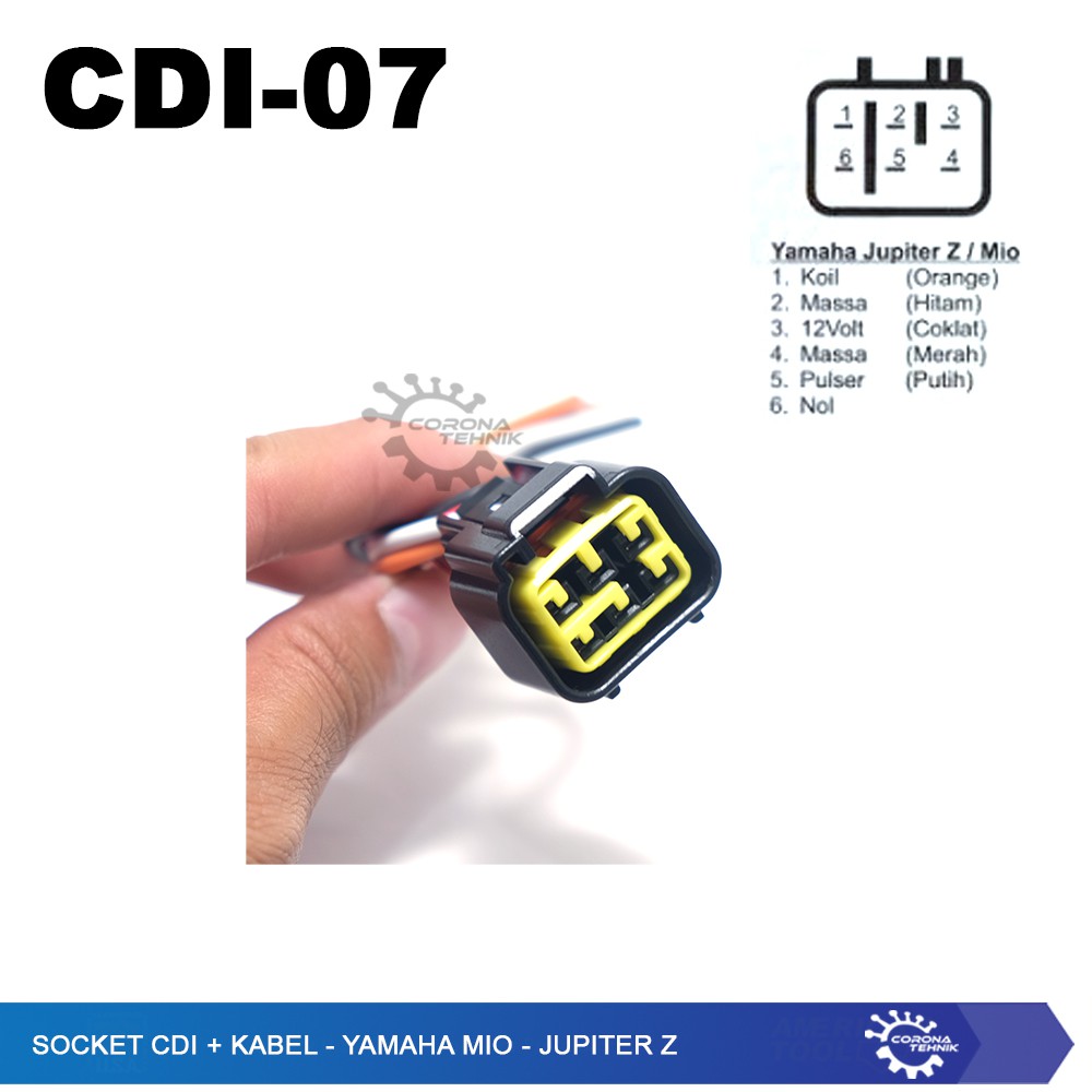 Yamaha Mio - Jupiter Z - Socket CDI + Kabel