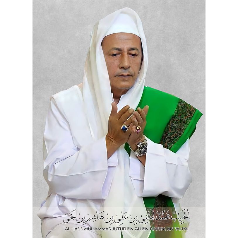 poster habib luthfi bin yahya berdoa plus bingkai