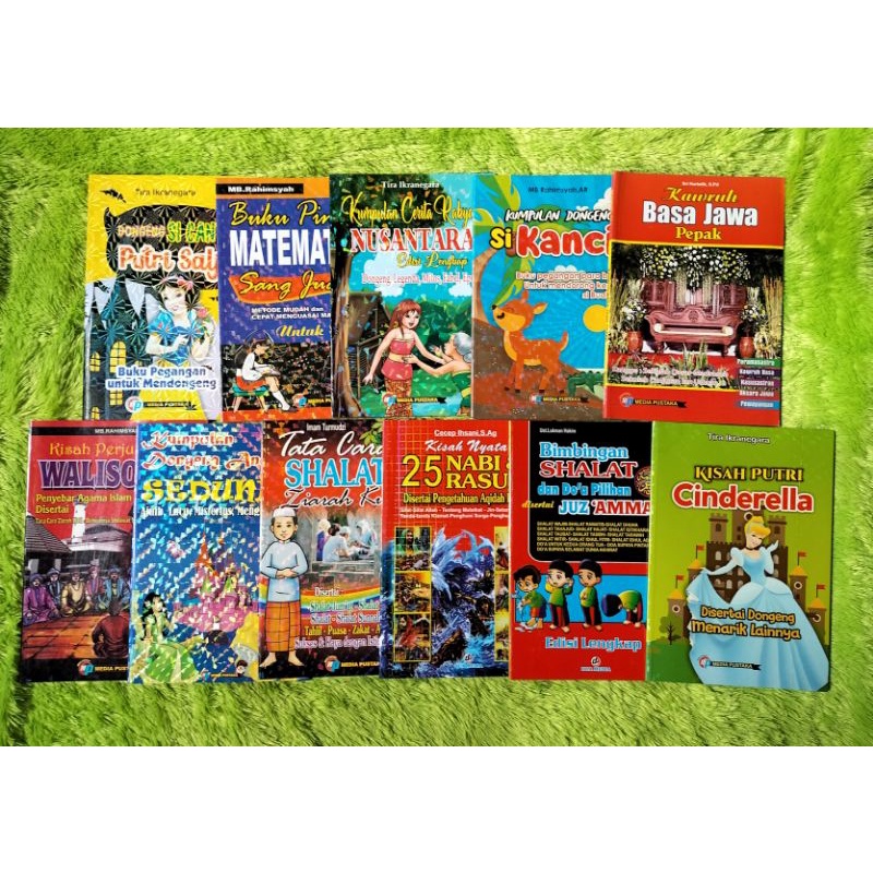 BUKU KUMPULAN CERITA RAKYAT DAN DONGENG ANAK PUTRI SALJU PINTAR MATEMATIKA NUSANTARA SI KANCIL BASA 