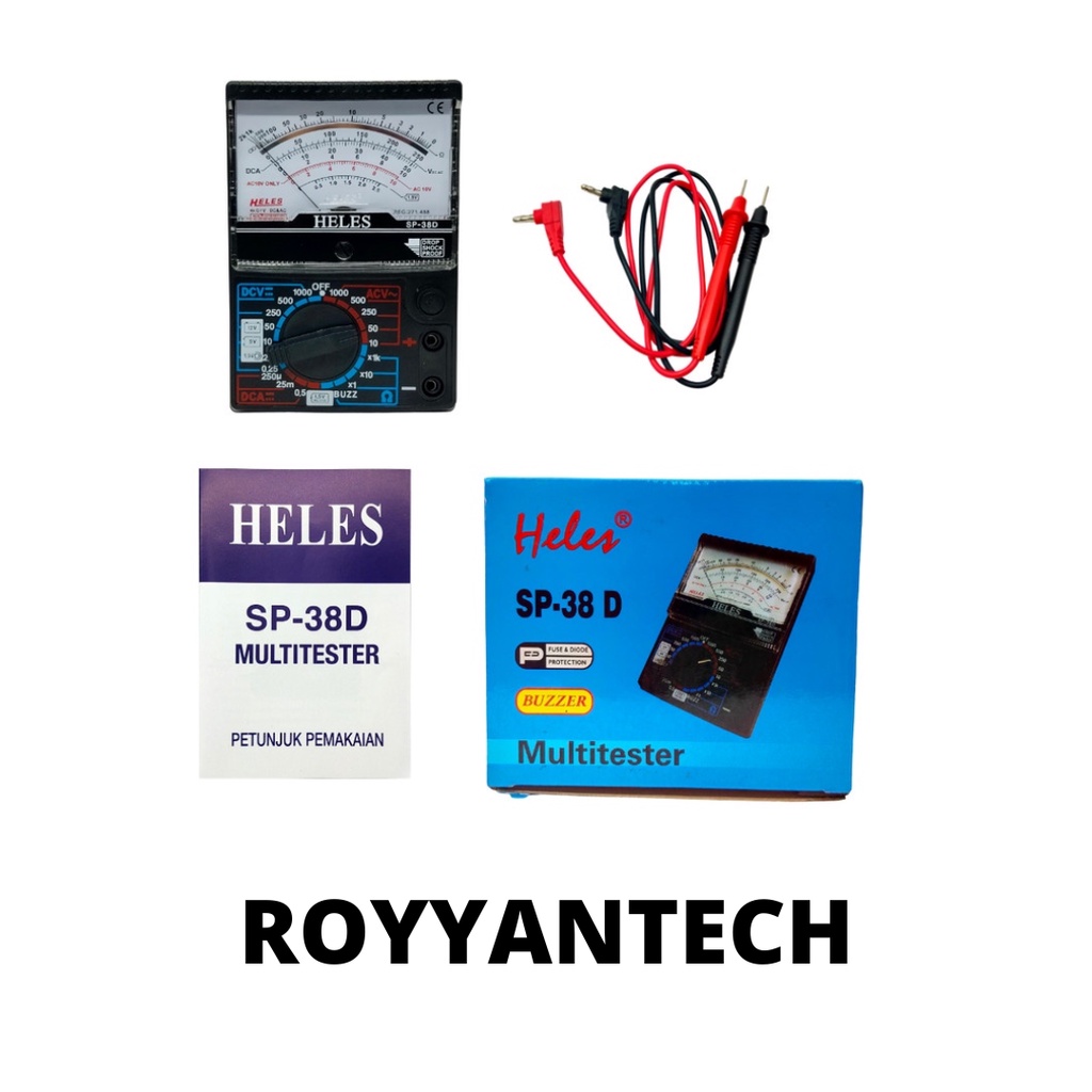MULTIMETER HELES SP - 38 D MULTITESTER AVOMETER
