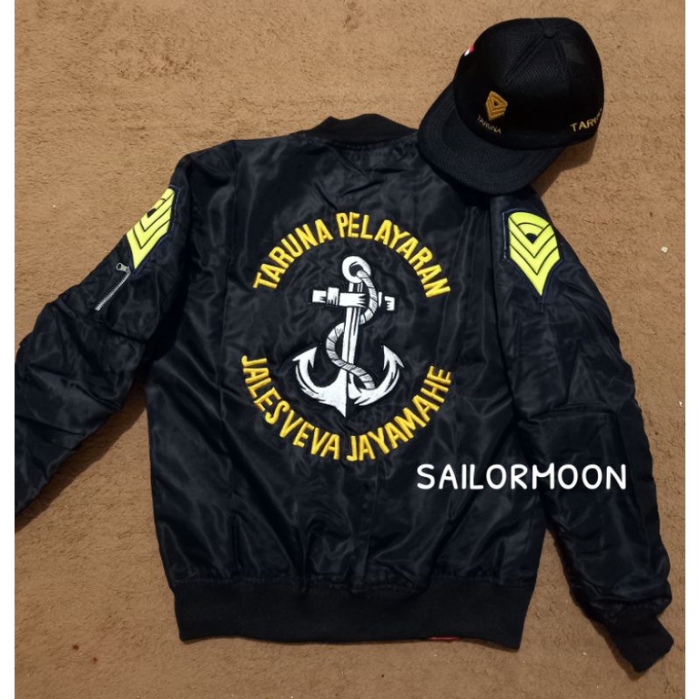 JAKET TARUNA PELAYARAN JAKET PELAUT JAKET JANGKAR JAKET SAILOR JACKET BOMBER TARUNA JAKET PELAYARAN 