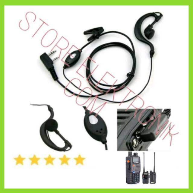 Headset Earphone Handy Talky type Baofeng Dll Radio komunikasi