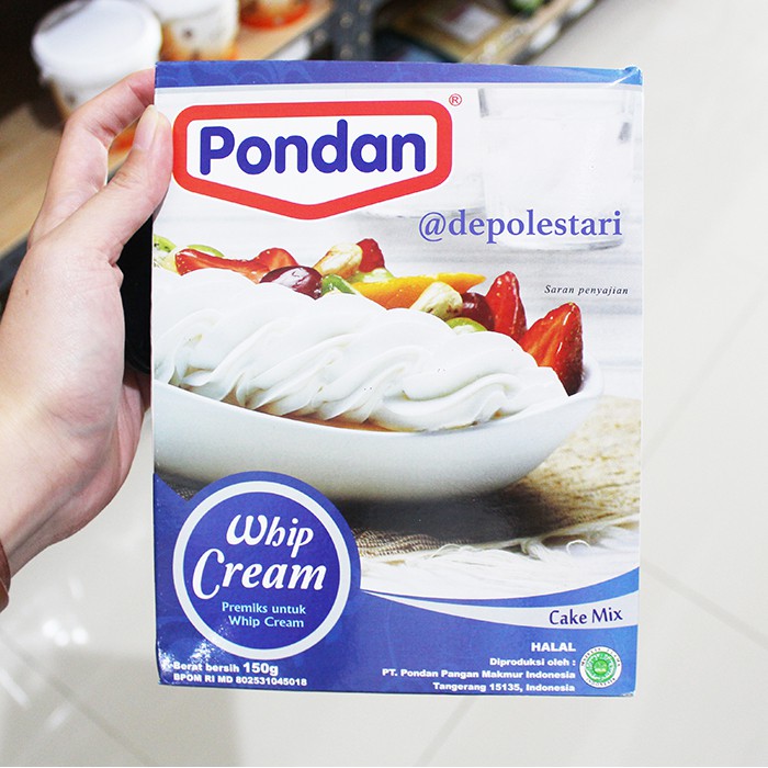 

Pondan Whippy Cream Bubuk 150gram