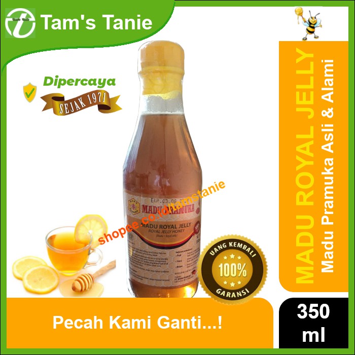 

Madu Asli Pramuka Alami - Madu Royal Jelly (Madu+Royal Jelly) 350 ml
