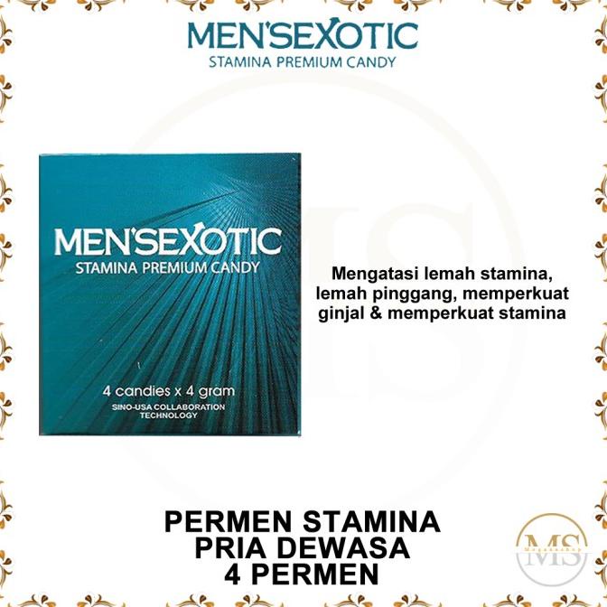 Men Sexotic Mensotic Mensexo Tic Premium Candy 1Box Isi 4 Candies
