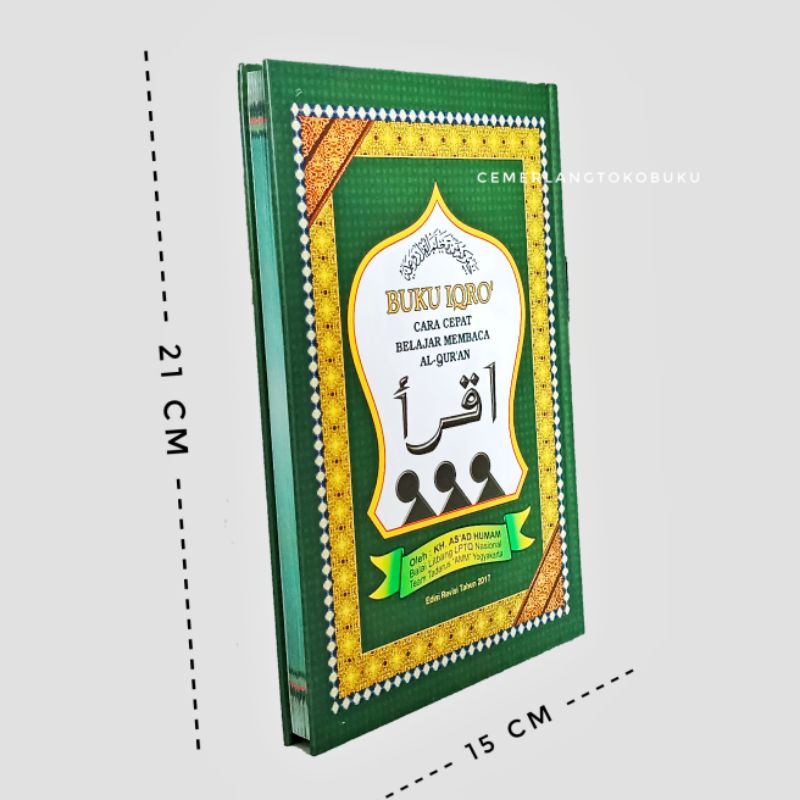 BUKU/KITAB IQRO BESAR HARD COVER TEBAL -  BELAJAR MEMBACA AL QURAN
