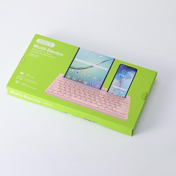 Robot KB10 Multi-Device Bluetooth &amp; Wireless Keyboard 3 Device Connect