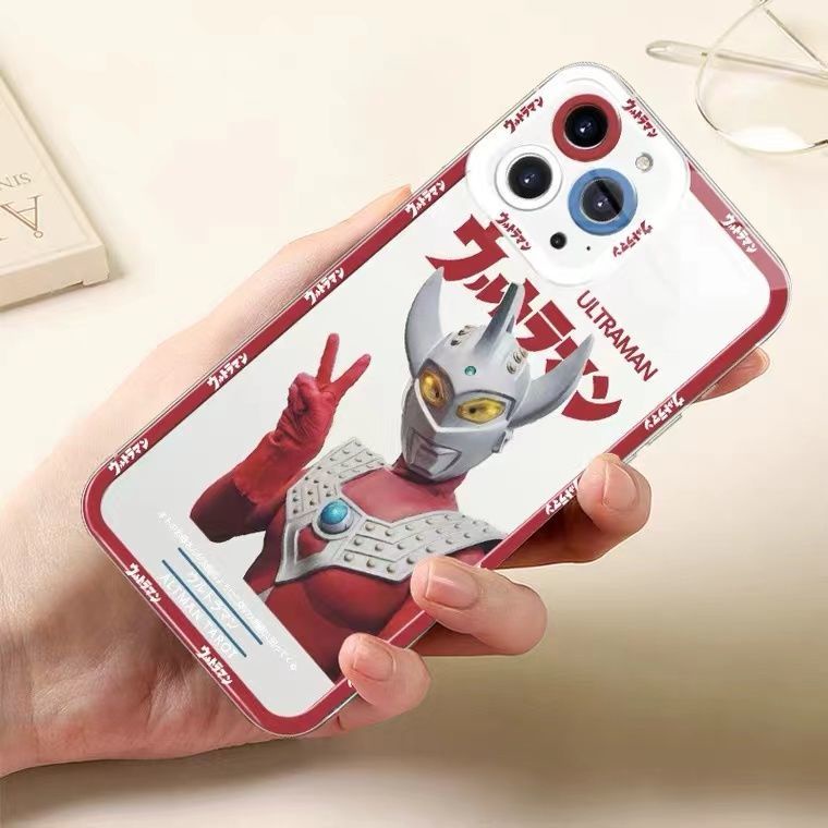 Soft Case TPU Transparan Motif Superman Untuk Iphone 14 13 Pro Max 12 11 XS XR X 8 7 6 6S Plus Mini SE 2020