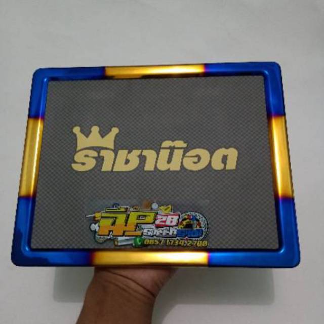 BINGKAI PLAT NOMOR TWO-TONE THAILAND STAINLESS ASLI BAKAR BINGKAI PLAT NOMER TWOTONE THAILAND BAKAR