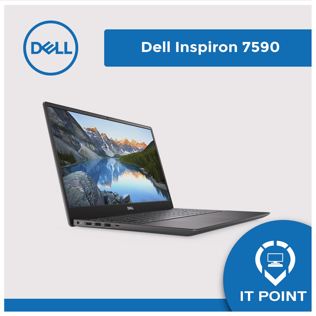DELL INSPIRON 7590 CORE i7-9750H 8GB 512SSD NVIDIA GTX1650 4GB 15,6" WINDOWS 10
