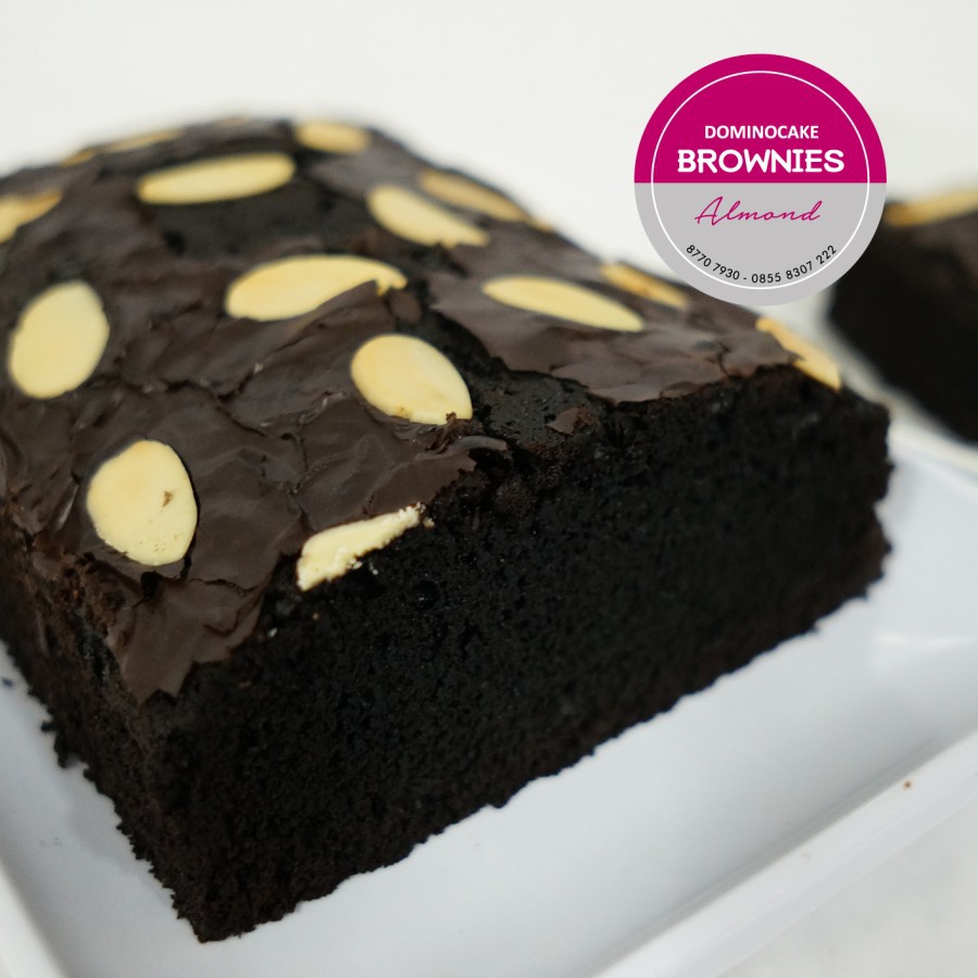 

Dominocake | Brownies Panggang Almond