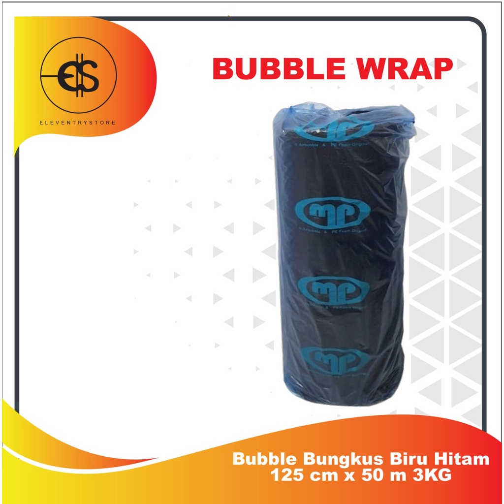

Bubble Wrap Mulia Pack Hitam 125 CM x 50 M Plastik Biru Muliapack 3 KG (KHUSUS GRAB / GOJEK)