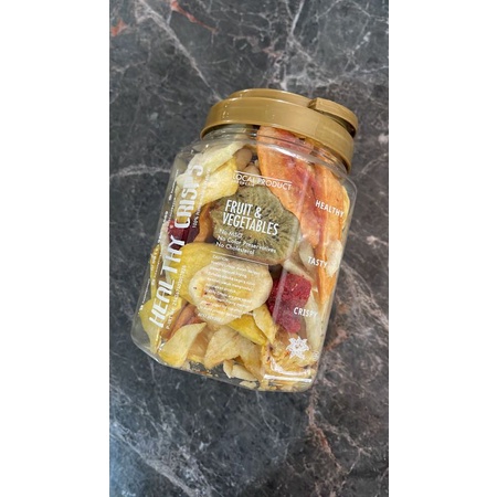 

HEALTHY CRISPS - SNACK - CEMILAN - MAKANAN SEHAT - MIX FRUITS/MIX BUAH (ORGANIK) KERIPIK TOPLES BESAR