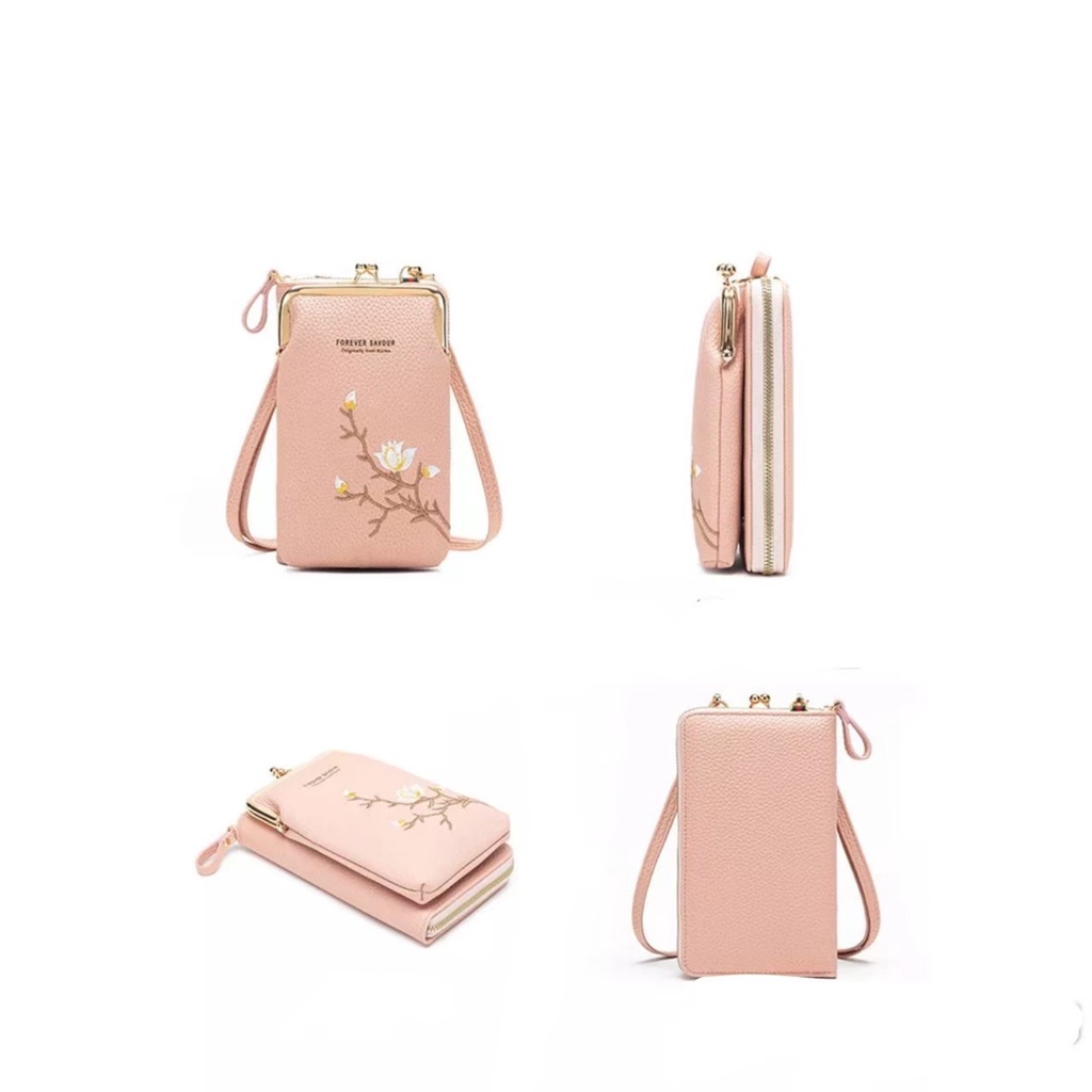 Tas Selempang Wanita Dompet Panjang Wanita Dompet Handphone Sling Bag