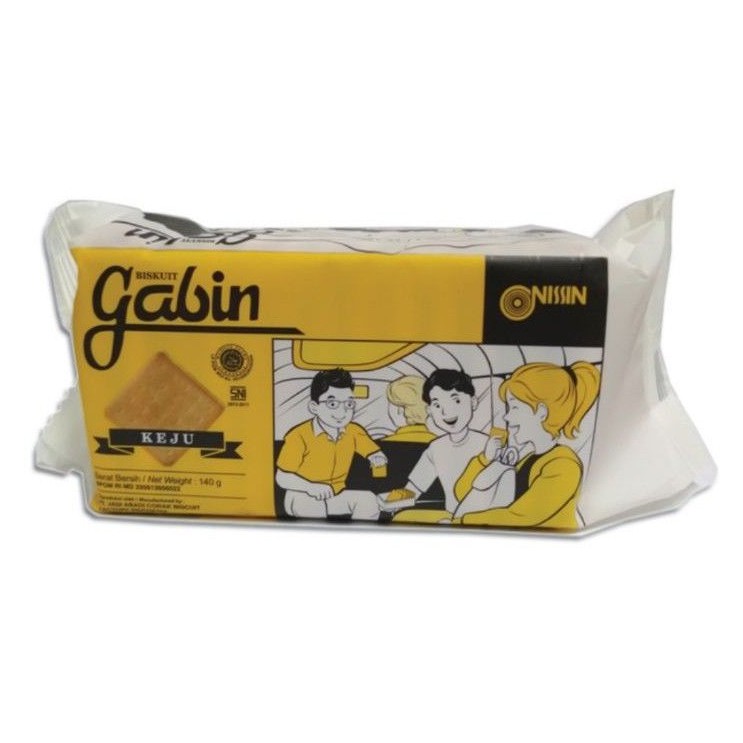 

NISSIN GABIN CHEESE / BISKUIT GABIN KEJU