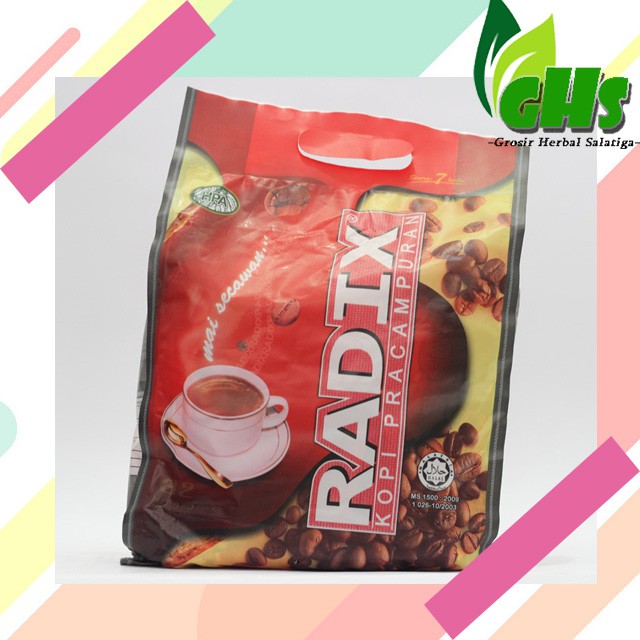 

Kopi Radix - Kopi - Minuman Kopi Sehat - Kopi Sehat - Kopi Radix Jumbo - 32 Sacshet