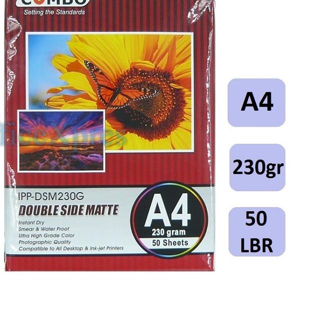 

Update Photo Paper / Kertas Foto / Double Side Matte 230gr Combo ,,