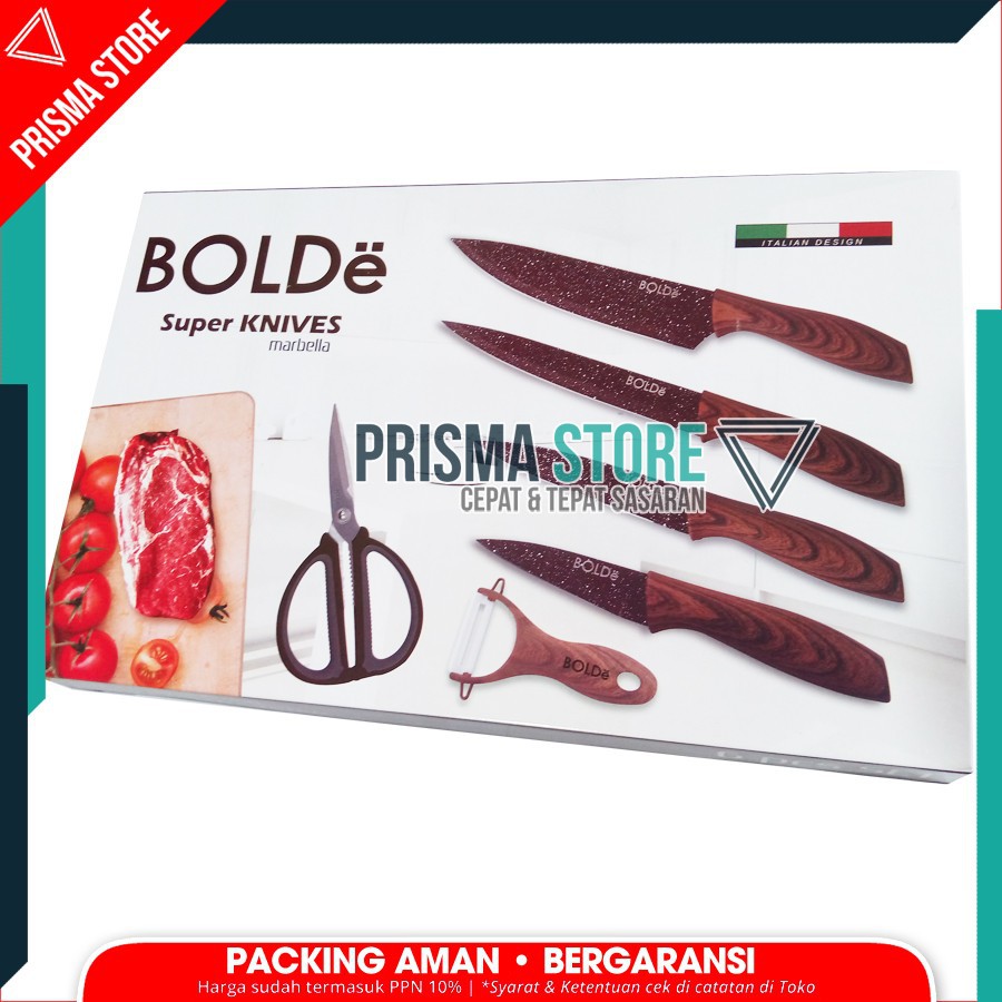 BOLDE Super Knives Marbella/Pisau Set BOLDE Marbella